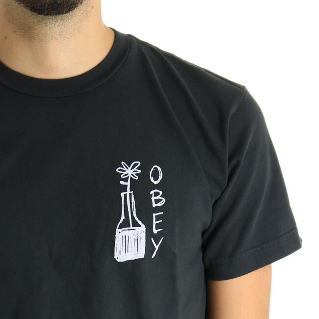 T-SHIRT FLOWER DOODLE OBEY - Mad Fashion | img vers.650x/